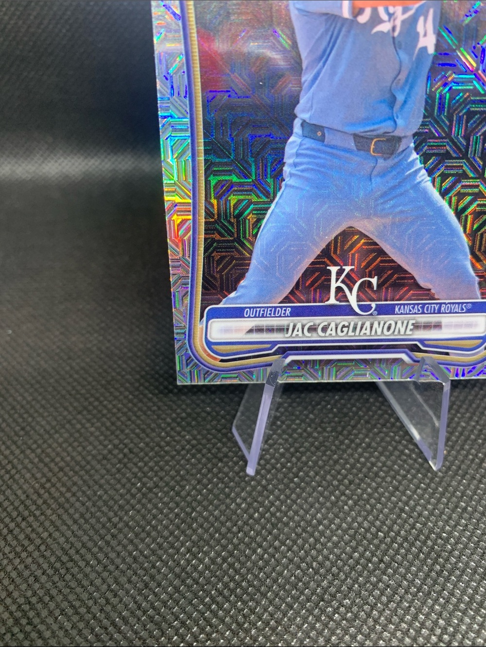 Kansas City Royals Jac Caglianone Chrome Refractor Rookie Card Pristine Shape - Picture 5 of 9